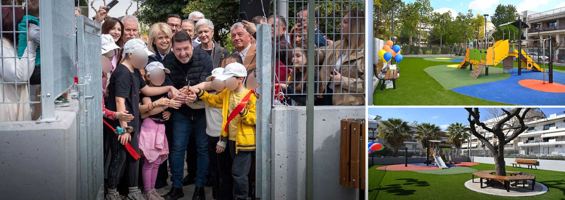 Χαρδαλιάς από Ίλιον: Παραδόθηκαν οι 2 παιδικές χαρές από τις 8, έργο συνολικού προϋπολογισμού 1,1 εκ. ευρώ