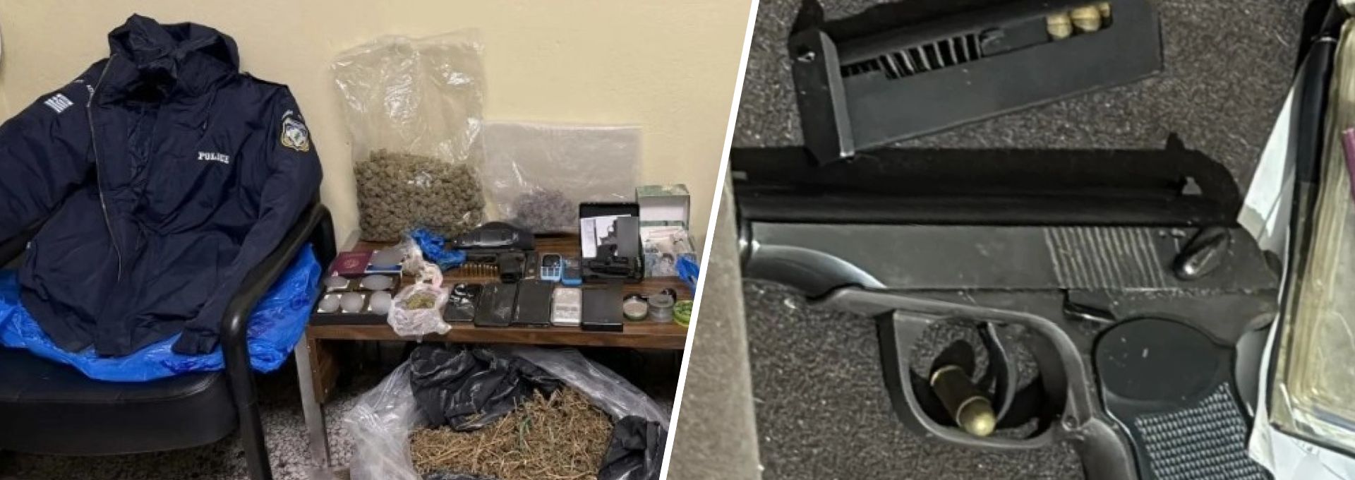 Αστυνομική επιχείρηση σε Ελευσίνα, Μενίδι, Ασπρόπυργο, κατασχέθηκαν ναρκωτικά και στολές της ΕΛ.ΑΣ