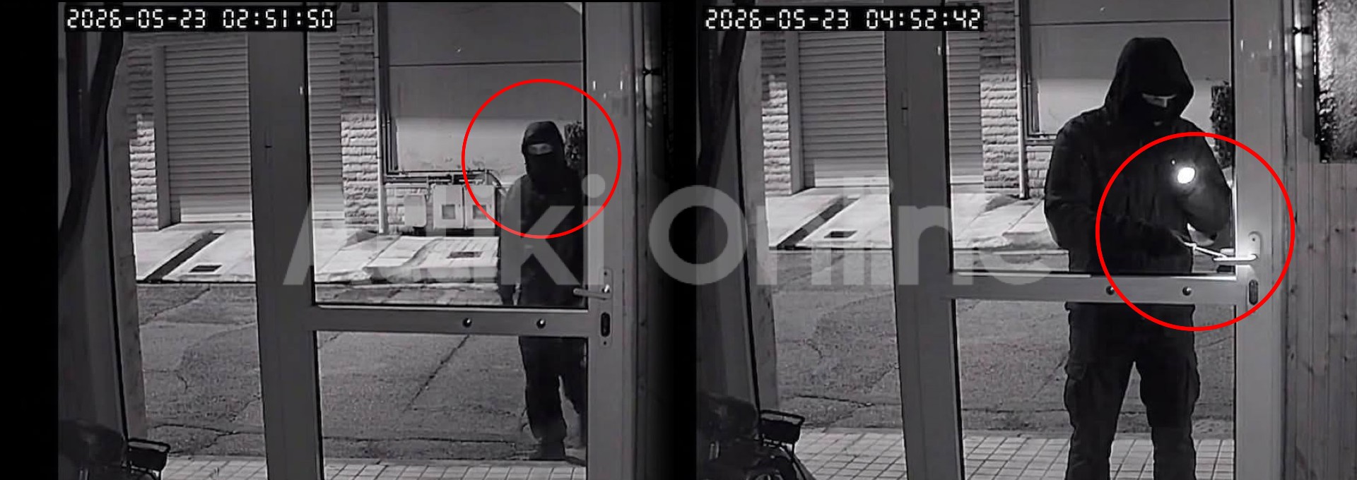 ΕΛΕΥΣΙΝΑ: Κλέφτης προσπάθησε να «μπουκάρει» σε σπίτι, τον τσάκωσε η κάμερα